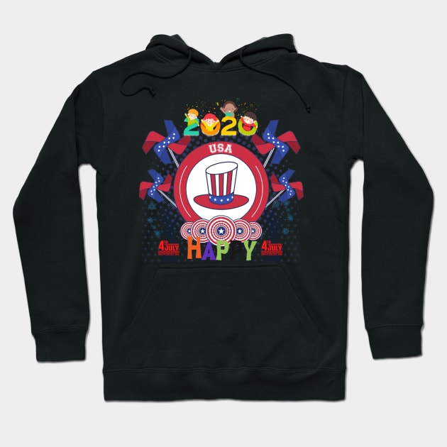 America Day independence Hoodie by MeKong